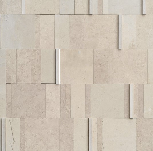 натуральный камень  мелкий MIRAGE PECE BIANCA OL 03 TABULATE 3х20x2 (Италия)