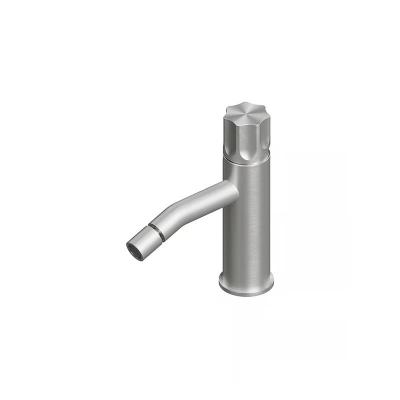QuadroDesign MODO 1735TAS Смеситель для биде на 1 отверстие из столешницы, цвет Brushed Stainless Steel