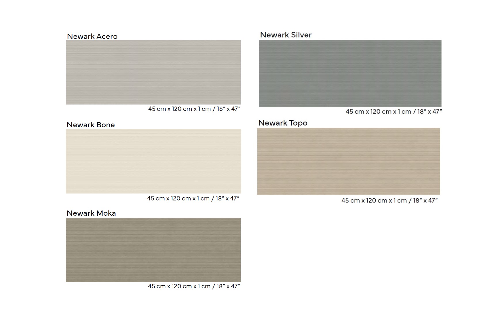 Керамическая плитка  PORCELANOSA NEWARK MOKA 45х120 G-274