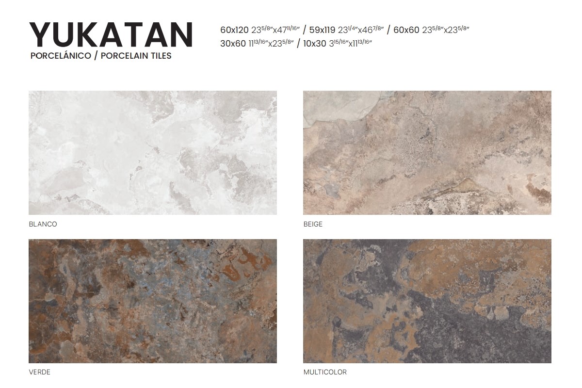 Керамогранит GRESPANIA YUKATAN VERDE NATURAL 60х120
