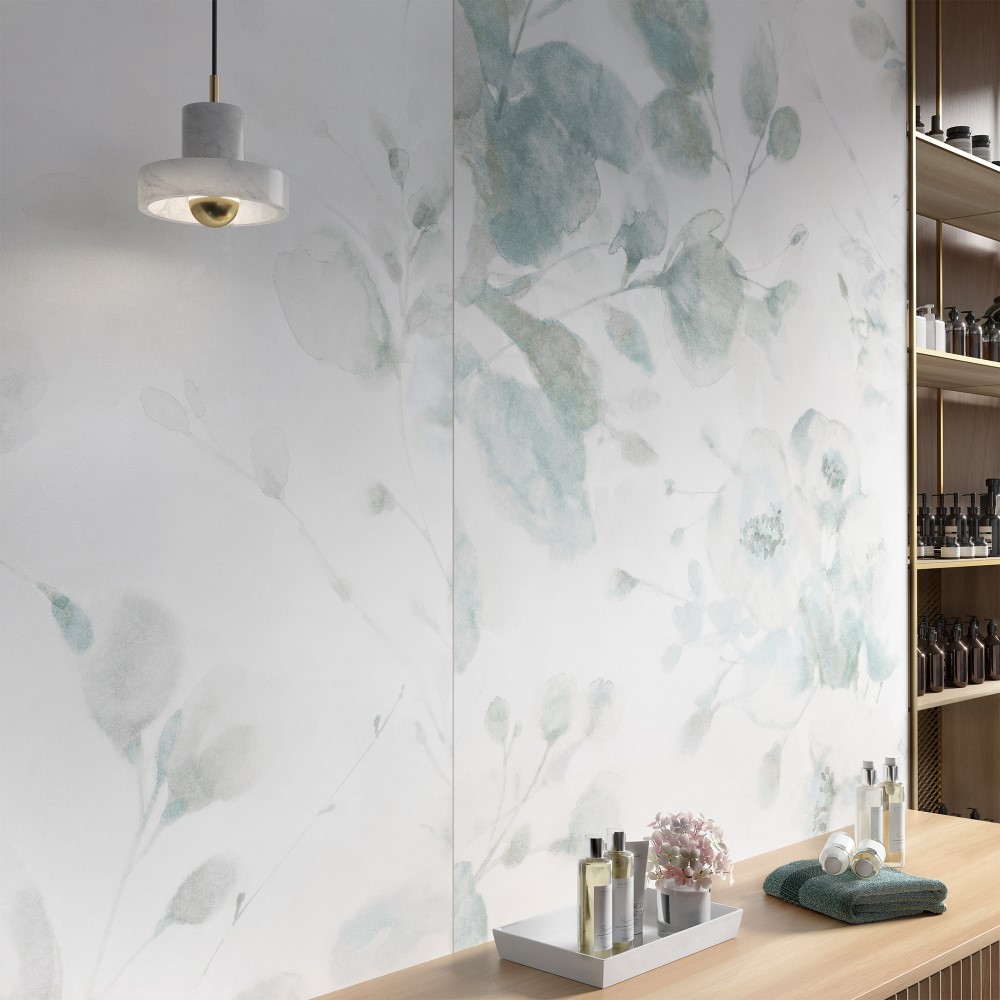 Керамогранит слэб MIRAGE AQUARELLE VERT SP SQ 120х278х0.6 (Италия)