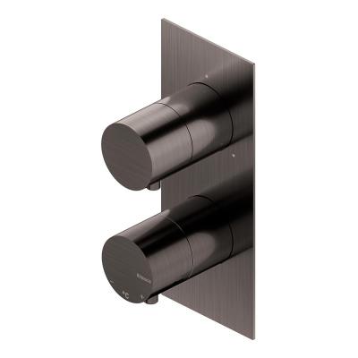 Ritmonio PR47HG101BLX Comandi Wellness Смеситель термостатический BLX BRUSHED BLACK CHROME