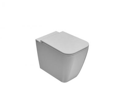 ™ GLOBO ST001BI STONE Унитаз напольный приставной STONE 56см, крепеж в комплекте, цве