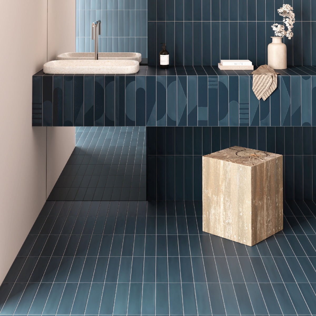 Керамическая плитка  EQUIPE WADI INDACO DECOR 6х30 EQ-6