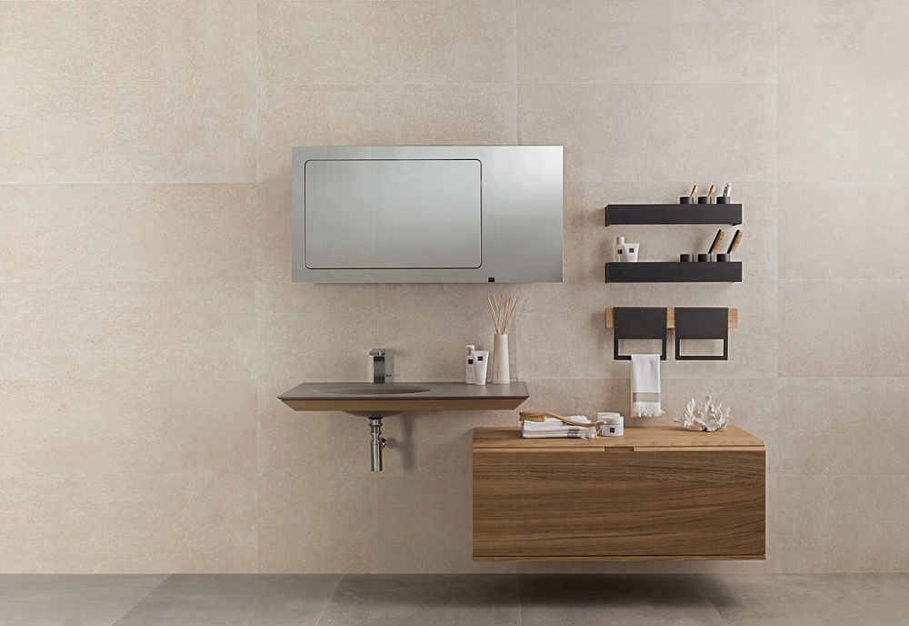 Spiga Bottega Acero 45x120