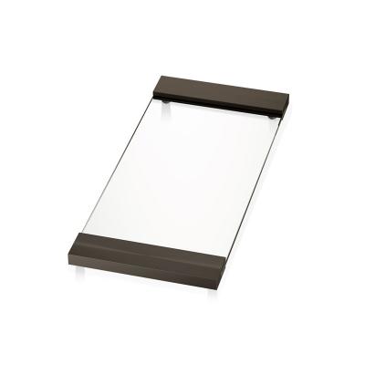 ™ Decor Walther 0848817 TAB 37 Поднос Темная бронза / Прозрачное стекло