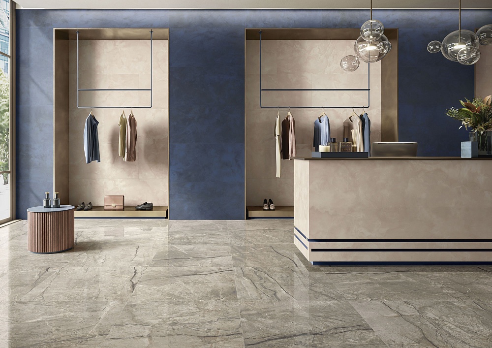 Керамогранит Caesar ANIMA FUTURA STRIPES GOLDEN WHITE 60X120 MATT