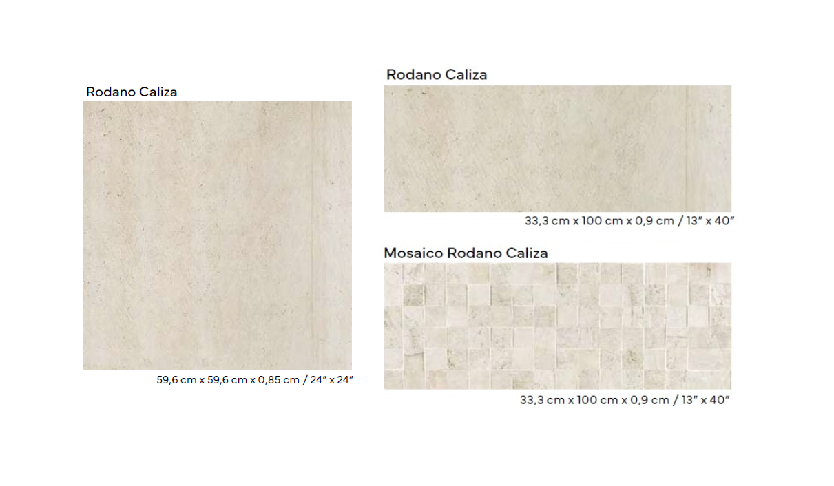 Керамическая плитка  PORCELANOSA RODANO MOSAICO CALIZA 33.3х100 G-271