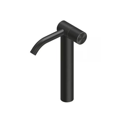 QuadroDesign HUM 2402ON Смеситель для раковины на 1 отверстие из столешницы с прогрессивным картриджем, высокий, цвет Black Gold