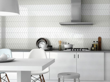 Керамическая плитка Chevron Black Right Matt 5.2x18.6 от Equipe Ceramicas (Испания)