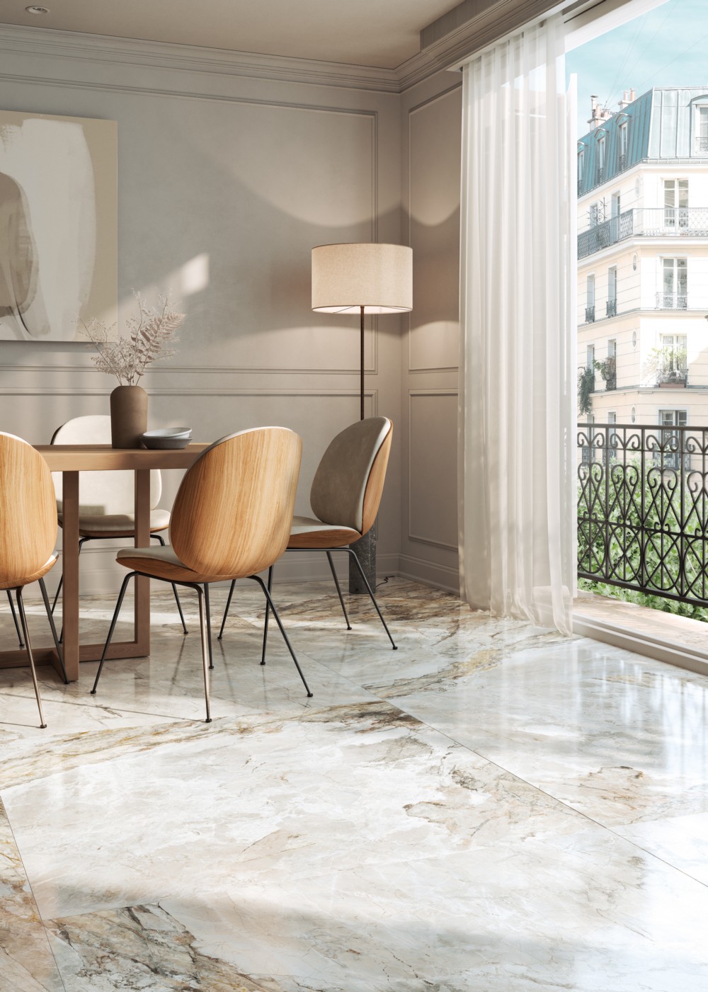 Керамогранит PORCELANOSA XLIGHT VENDOME POLISHED 120х120x0.6 G-2536