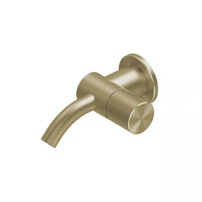 QuadroDesign HUM 2420TOC Смеситель для раковины на 1 отверстие из столешницы, цвет Light Gold