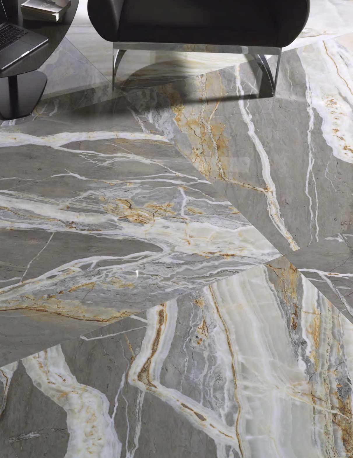 Керамогранит PORCELANOSA XLIGHT NUIT POLISHED L 120х120 G-2537