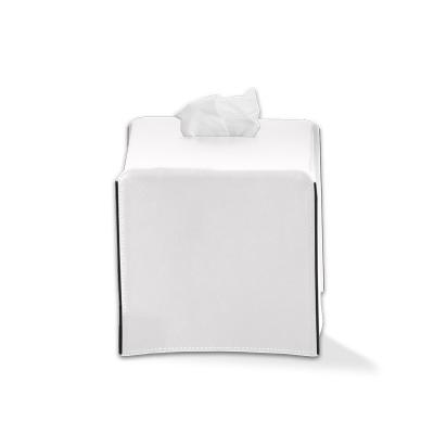 Decor Walther 0938150 NAPPA KBQ Коробка для салфеток Натуральная кожа белая