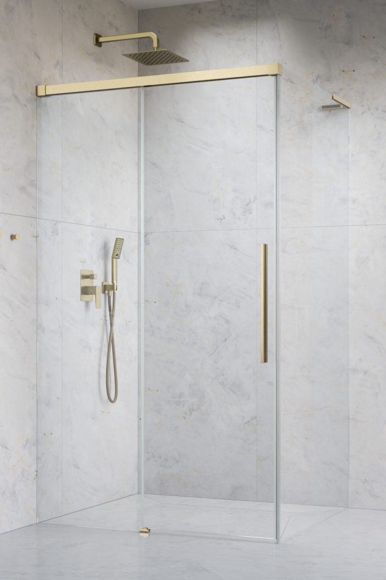 Idea 8 Brushed Gold QL KDJ Door 617 Right