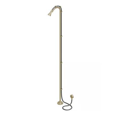 QuadroDesign Душевая программа CD021.2OC Душевая колонна, цвет Light Gold