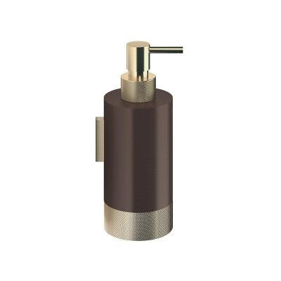 ™ Decor Walther © 0855941 CLUB WSP 1 Дозатор мыла настенный Темная бронза / Золото матовое