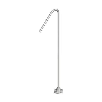 QuadroDesign Комплектующие BV021AS Свободностоящий излив для раковины, цвет Brushed Stainless Steel