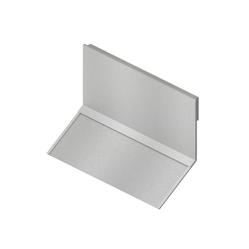 QuadroDesign Комплектующие BV008AS излив из стены каскадный, цвет Brushed Stainless Steel