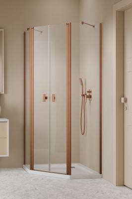 Nes Brushed Copper PTD 90 x 90 прозрачное