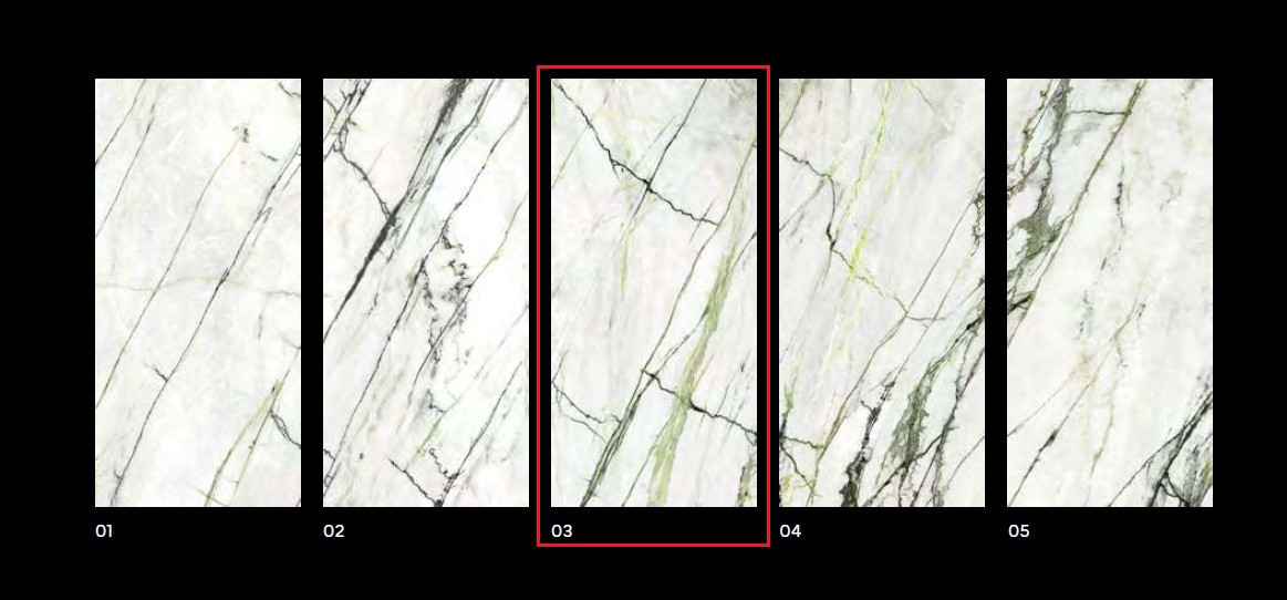 Керамогранит PORCELANOSA XLIGHT CALACATTA GREEN 03 POLISHED 120х270 G-2705