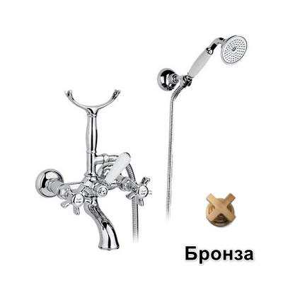 Nicolazzi 1402BZ Смеситель для ванны с ручным душем со стены DAMES ANGL