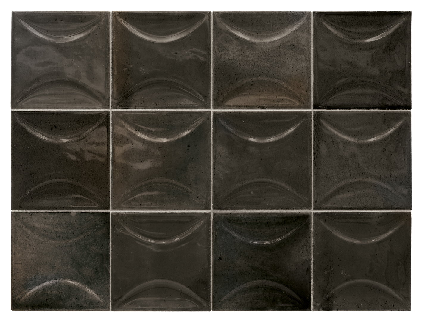Керамическая плитка  EQUIPE HANOI ARCO BLACK ASH 10х10 EQ-5