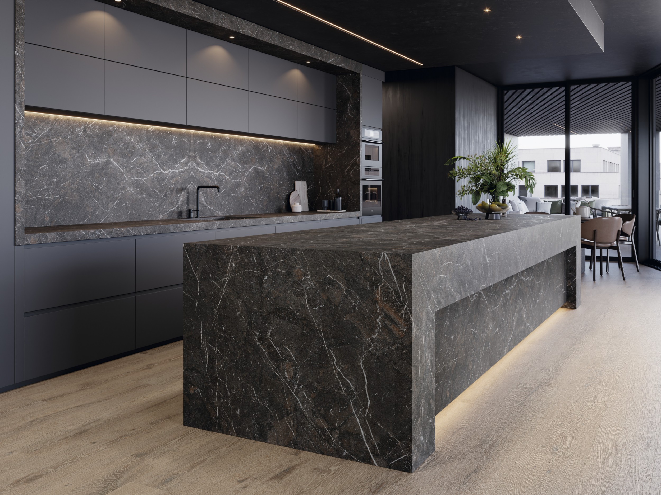 Керамогранит GRESPANIA COVERLAM BRECCIA IMPERIALE NATURAL 120х278x5.6