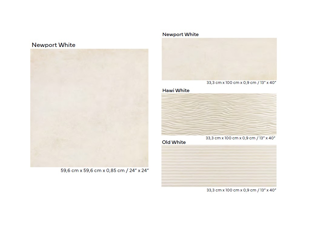 Керамогранит PORCELANOSA NEWPORT WHITE L 59.6х59.6 G-354