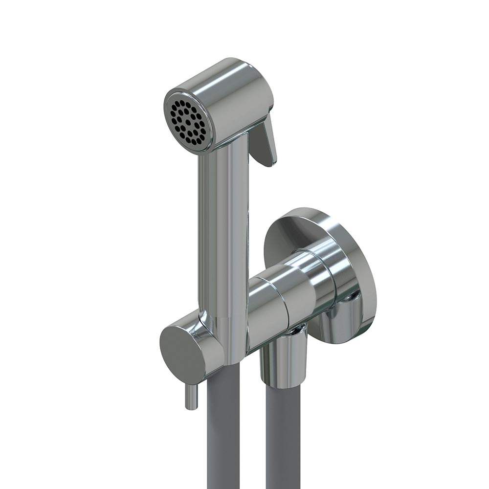 Ritmonio 72J026IX Toilet accessories Гигиенический душ с держателем IX BRUSHED