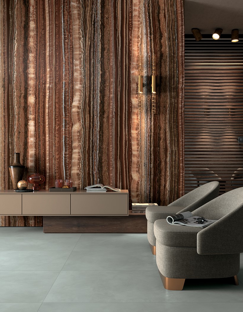 Керамогранит слэб MIRAGE ONICE BROWN WA 03 LUC SQ 120х278х0.6 (Италия)