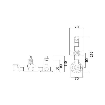ZC ZC0D2508GR.C ZC0 Встраиваемая часть на 3 потребителя