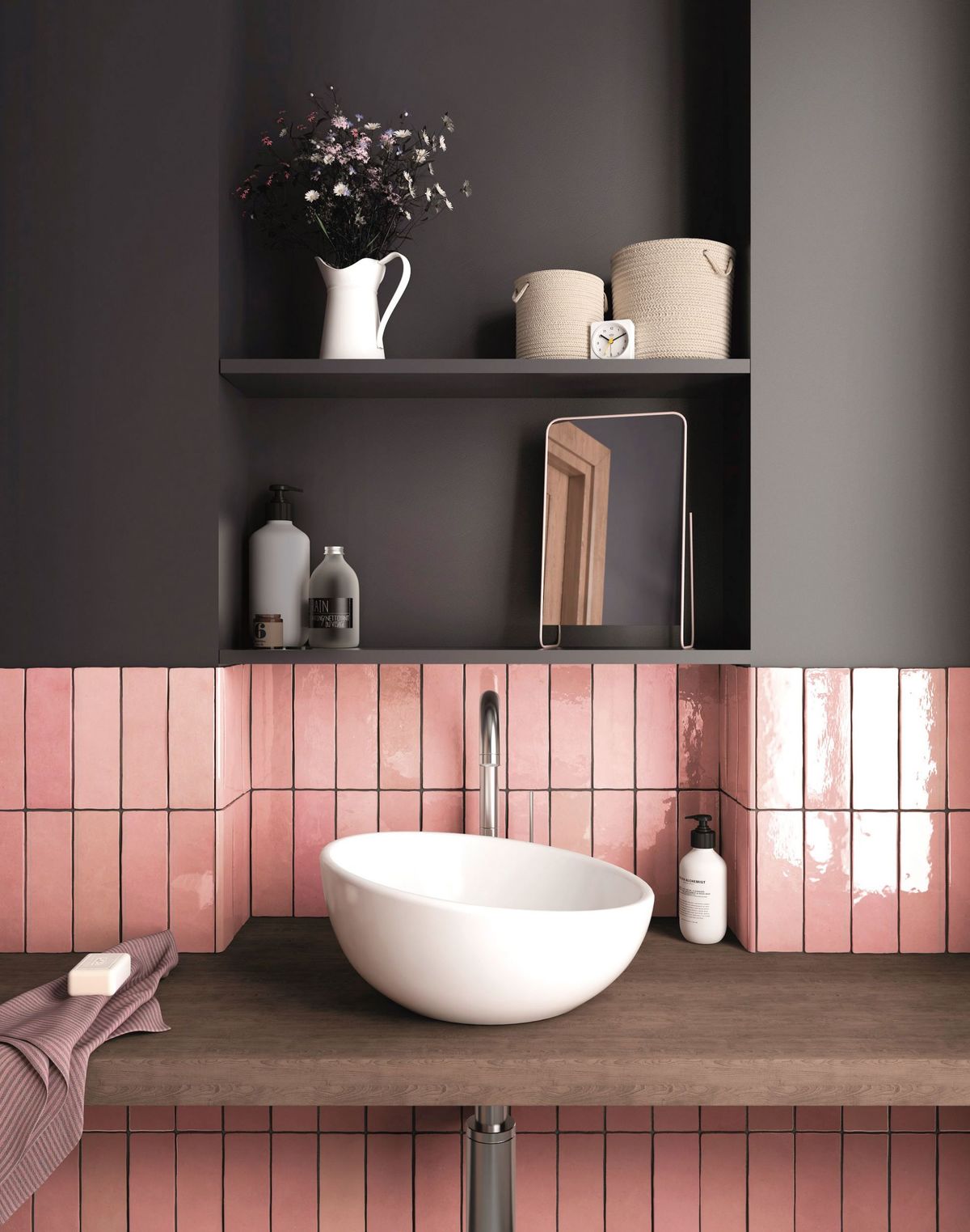 Керамическая плитка  EQUIPE ARTISAN ROSE MALLOW 6.5х20 EQ-3