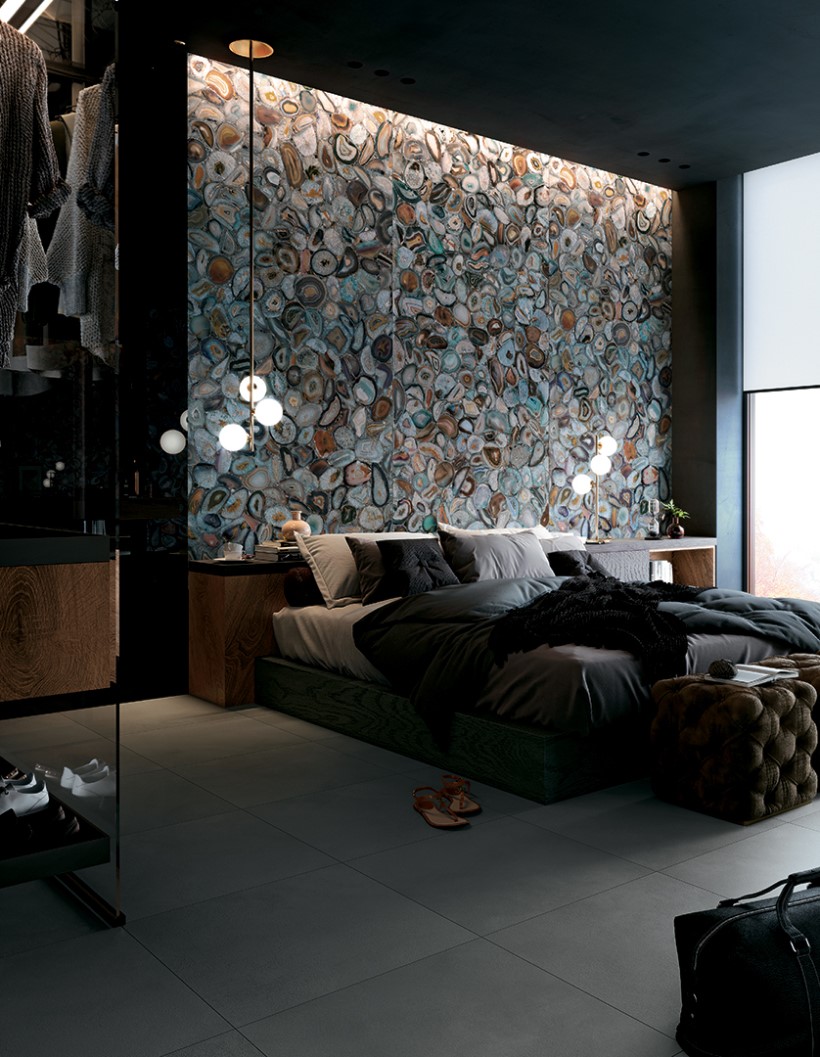 Керамогранит слэб MIRAGE AGATA MULTICOLOR WA 09 LUC SQ 120х278х6 (Италия)
