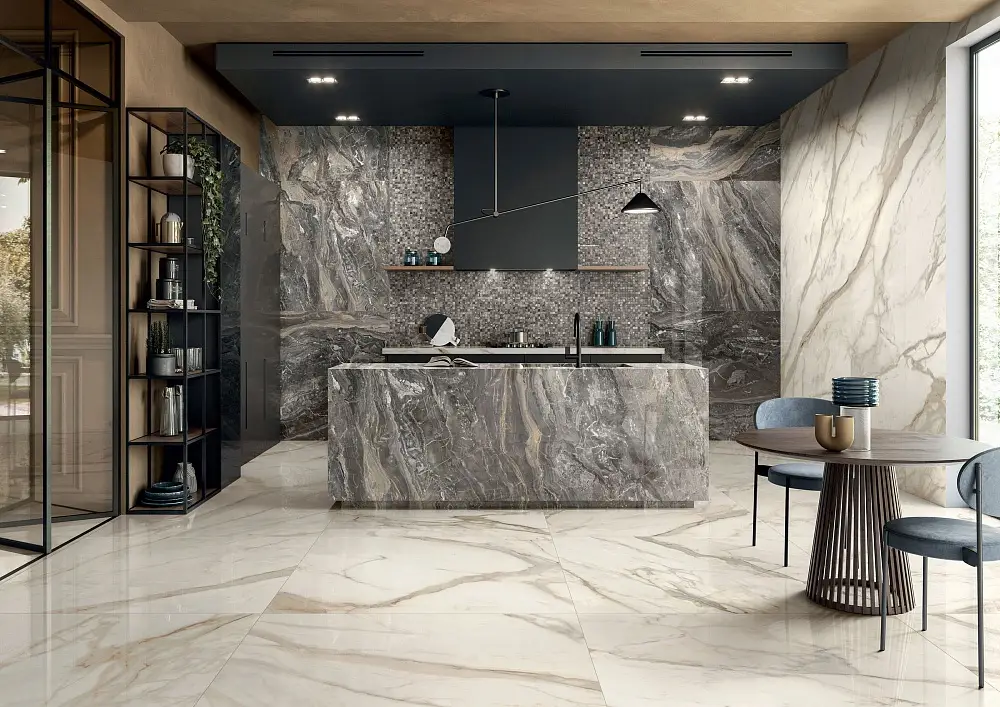 Керамогранит Caesar ANIMA FUTURA AMAZING SILVER 60X120 LISCIO MATT