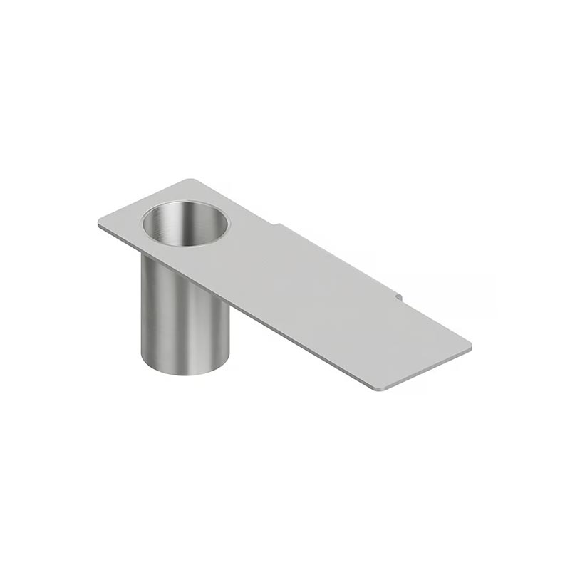 QuadroDesign Аксессуары QA1602AS Полка с держателем зубных щеток, цвет Brushed Stainless Steel