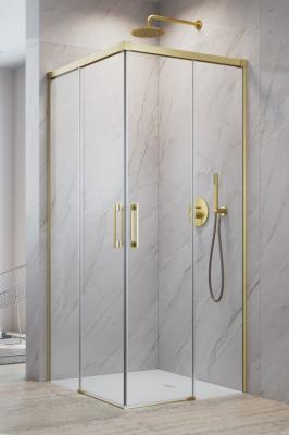 Idea 8 Brushed Gold KDD 120 Right Brushed Gold/Transparent