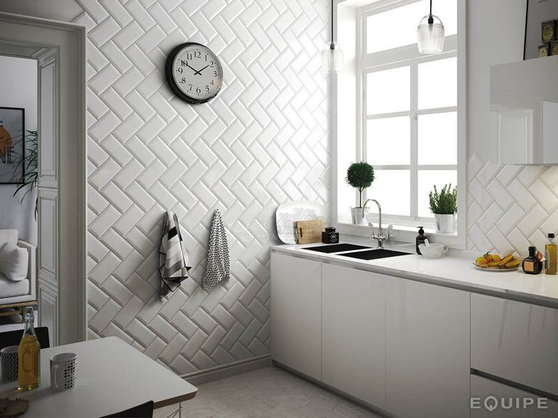 Керамическая плитка METRO LIGTH GREY 7.5x15 от Equipe Ceramicas (Испания)