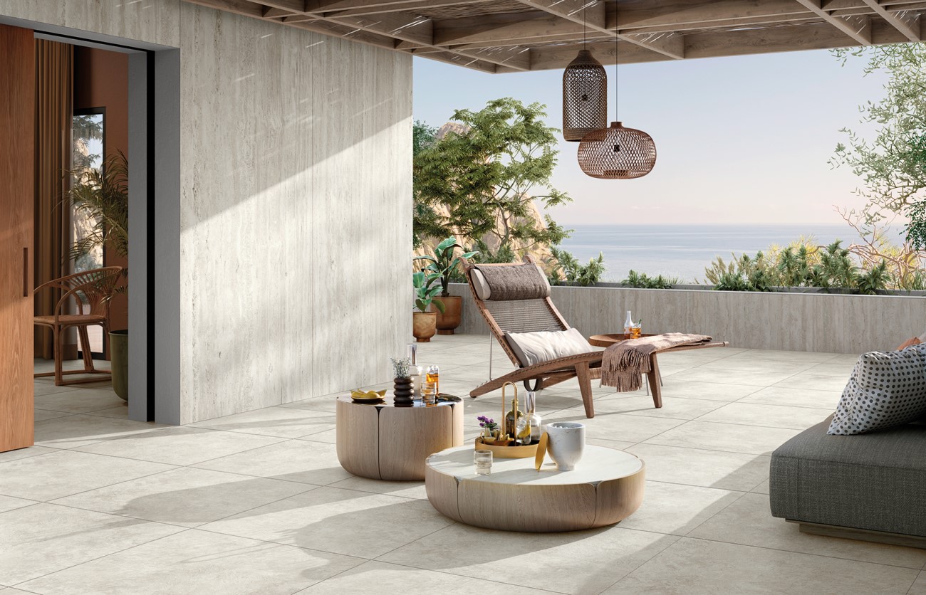 Керамогранит MIRAGE TRAVERTINO PEARLY CROSS EY 12 ST SQ 60х60х2 (Италия)