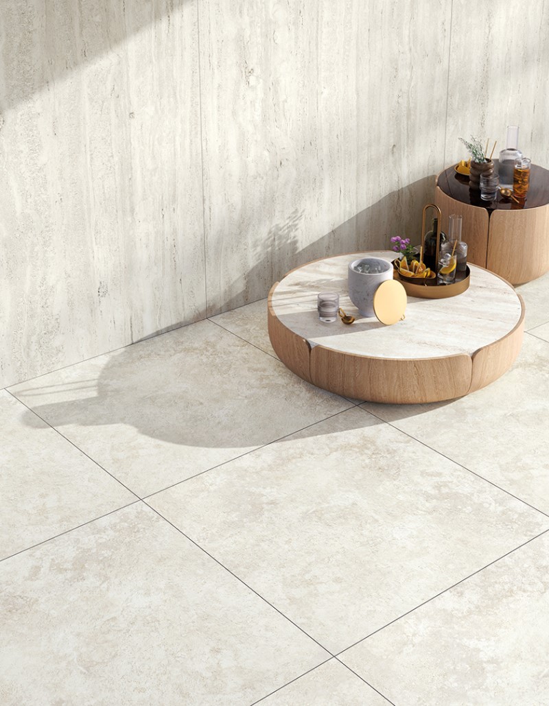 Керамогранит MIRAGE TRAVERTINO PEARLY CROSS EY 12 ST SQ 60х60х2 (Италия)