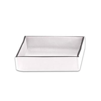 Decor Walther 0938350 NAPPA TAB S Лоток Натуральная кожа белая