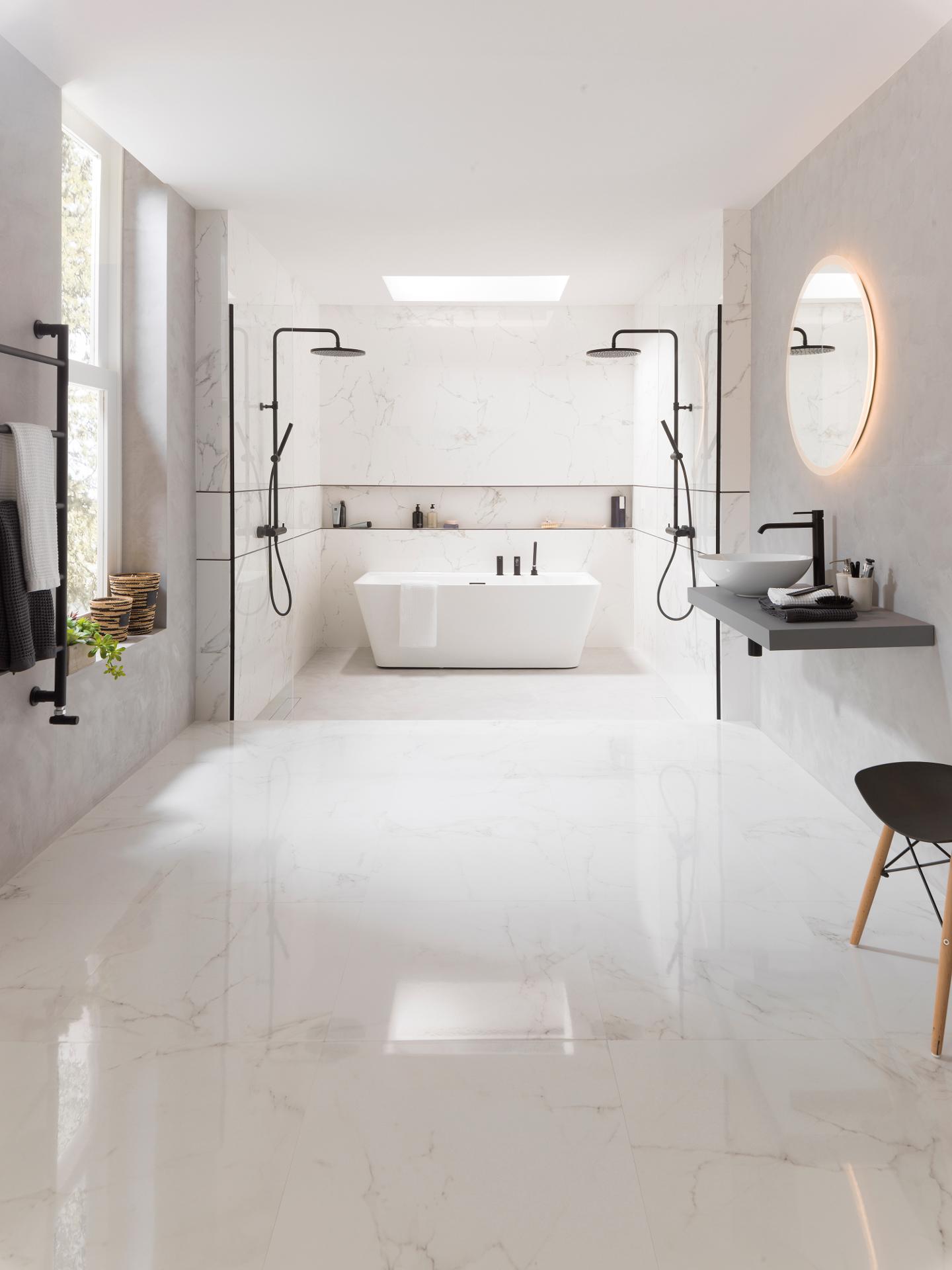 Керамогранит PORCELANOSA CARRARA BLANCO BRILLO L 59.6х59.6 G-347