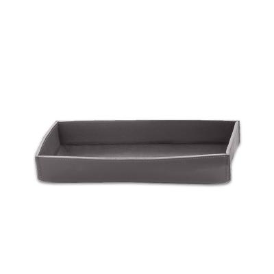 Decor Walther 0938493 NAPPA TAB L Лоток Натуральная кожа дымчато-серая