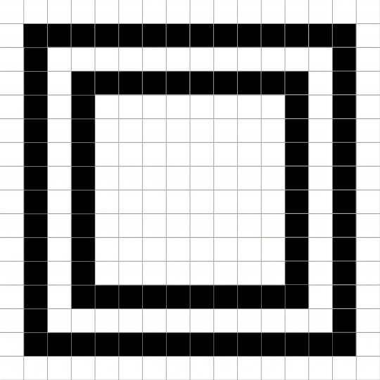 Black 20x20