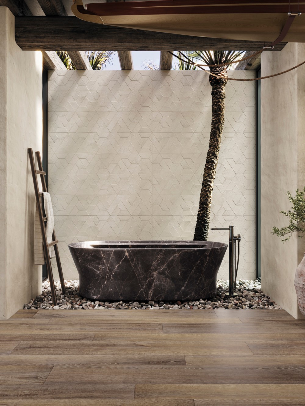 Керамогранит PORCELANOSA BRUSELAS WALNUT 19.3х180 G-386