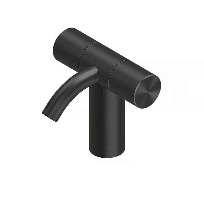 QuadroDesign HUM 2401VON Смеситель для раковины на 1 отверстие из столешницы с запорными вентилями, цвет Black Gold