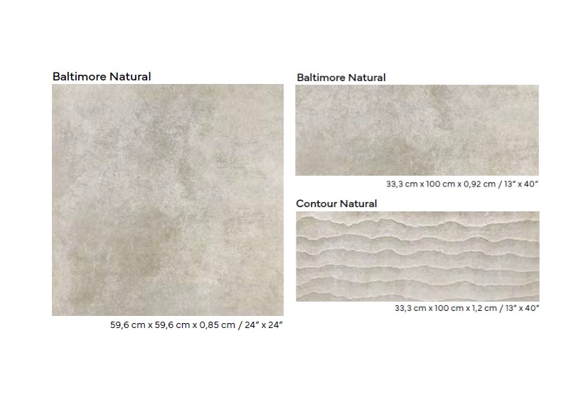 Керамическая плитка  PORCELANOSA BALTIMORE NATURAL 33.3x100 G-271
