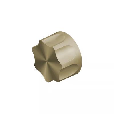 QuadroDesign MODO 1764OC Переключатель из стены на 2 потребителя, цвет Light Gold