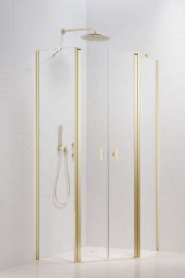 Nes PTD Walls 90 x 90 Brushed Light Gold/прозрачное