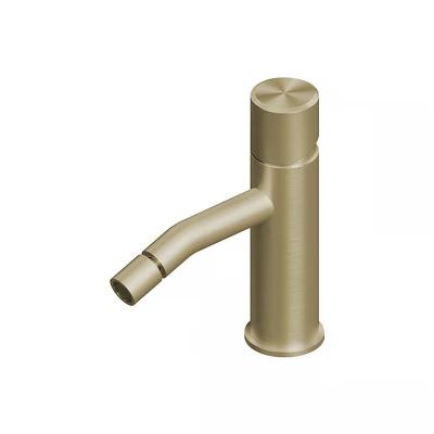 QuadroDesign STEREO 1635TOC Смеситель для биде на 1 отверстие из столешницы, цвет Light Gold